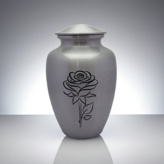Roselia Adult Ashes Urn-Adult Urn for Ashes-Cremation Urns- The cremation urns for ashes and keepsakes for ashes come in a variety of styles to suit most tastes, decor and different volumes of funeral ashes.