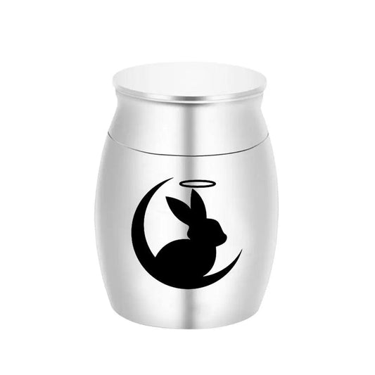 Rabbit Pet Ashes Urn-Pet Urn for Ashes-Cremation Urns- The cremation urns for ashes and keepsakes for ashes come in a variety of styles to suit most tastes, decor and different volumes of funeral ashes.