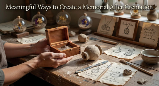Professional header image for list-based article: Meaningful Ways to Create a Memorial After Cremation