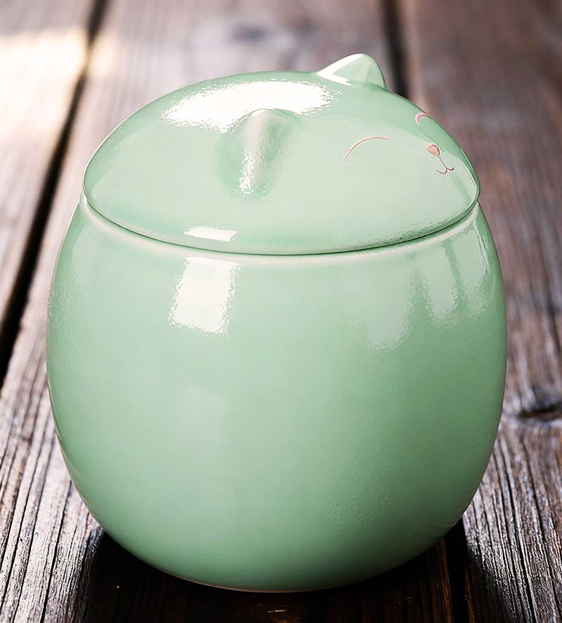 Abrazo Pet Cat Ashes Urn-Pet Urn for Ashes-Cremation Urns- The cremation urns for ashes and keepsakes for ashes come in a variety of styles to suit most tastes, decor and different volumes of funeral ashes.