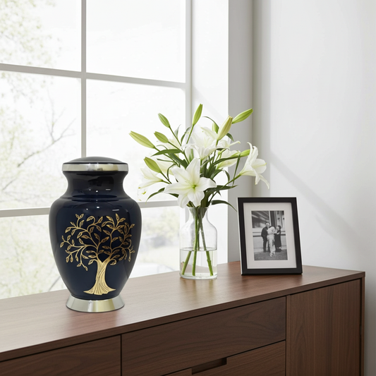 Arvorel Adult Ashes Urn-Adult Urn for Ashes-Cremation Urns- The cremation urns for ashes and keepsakes for ashes come in a variety of styles to suit most tastes, decor and different volumes of funeral ashes.