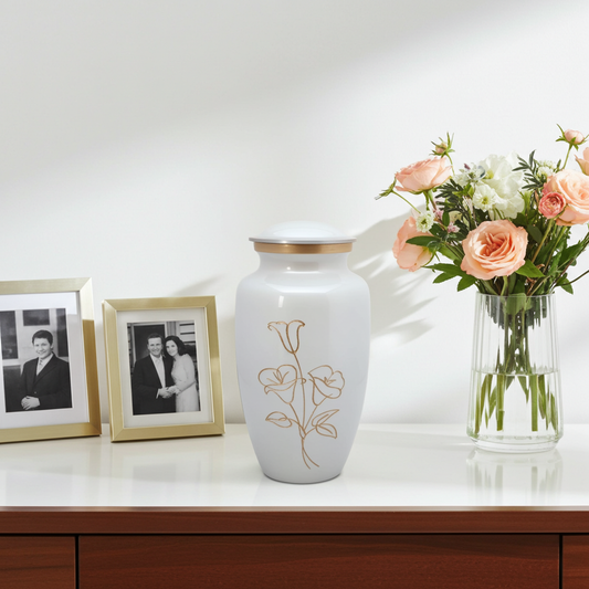 Callavine Adult Cremation Urn-Adult Urn for Ashes-Cremation Urns- The cremation urns for ashes and keepsakes for ashes come in a variety of styles to suit most tastes, decor and different volumes of funeral ashes.