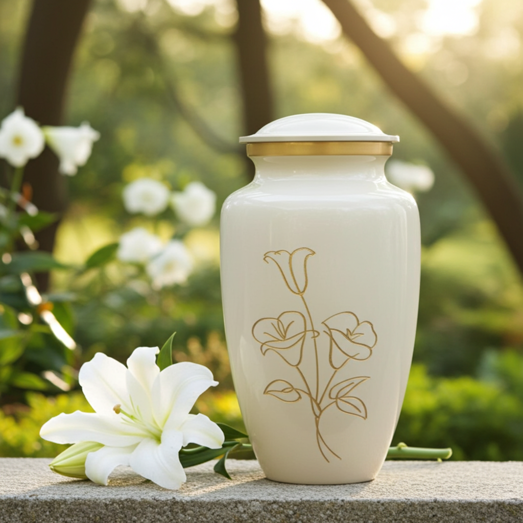 Callavine Adult Cremation Urn-Adult Urn for Ashes-Cremation Urns- The cremation urns for ashes and keepsakes for ashes come in a variety of styles to suit most tastes, decor and different volumes of funeral ashes.