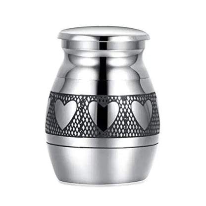Cuore Keepsake Small Ashes Urn-Pet Urn for Ashes-Cremation Urns- The cremation urns for ashes and keepsakes for ashes come in a variety of styles to suit most tastes, decor and different volumes of funeral ashes.